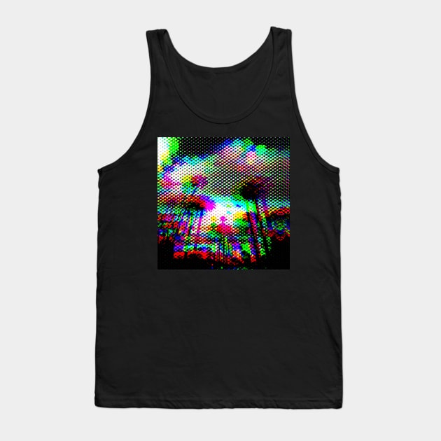 California Los Angeles Santa Monica Palm Trees Tank Top by fatpuppyprod